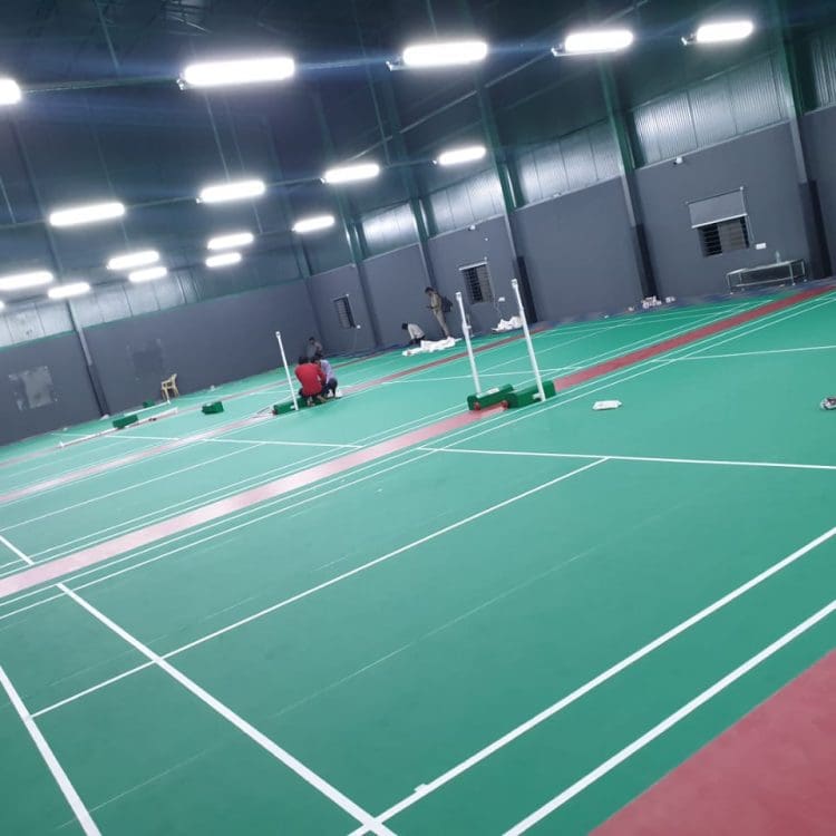 badminton court lights