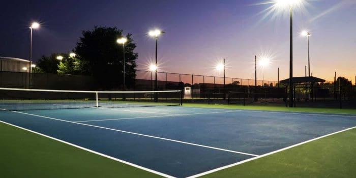 tennis court lights