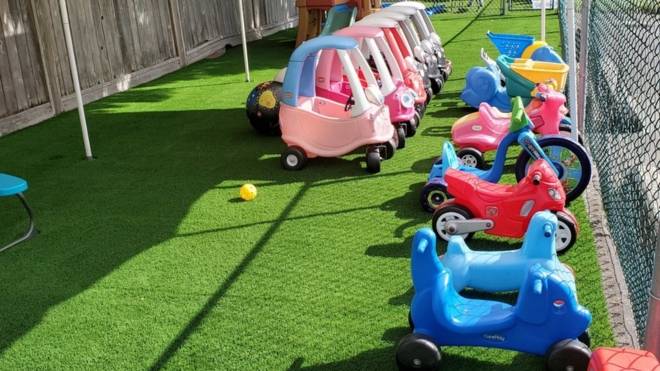 Artificial Grass Kid's Play Area
