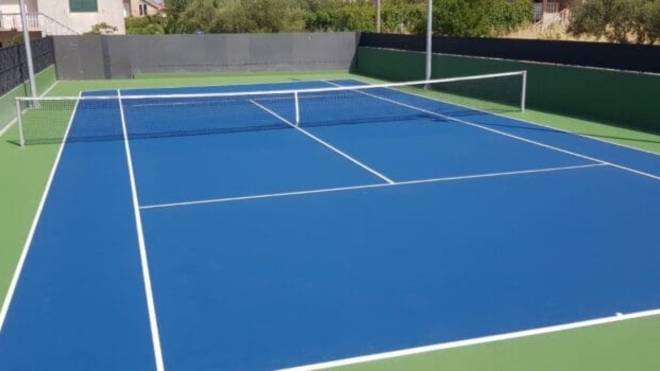 Synthetic Tennis Court
