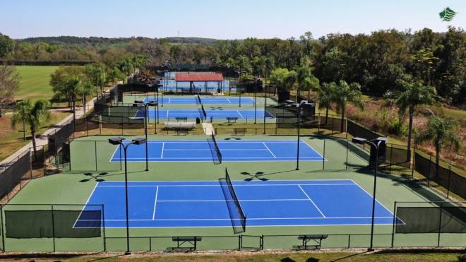 Synthetic Tennis Court
