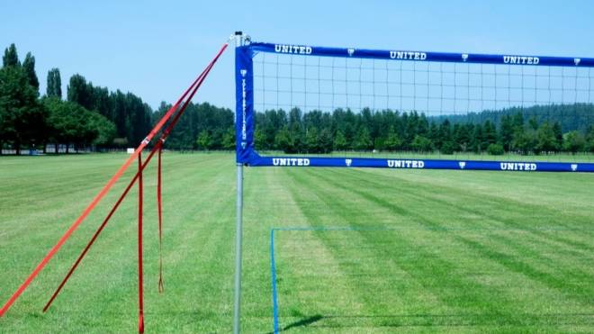 Natural Grass Volleyball Court
