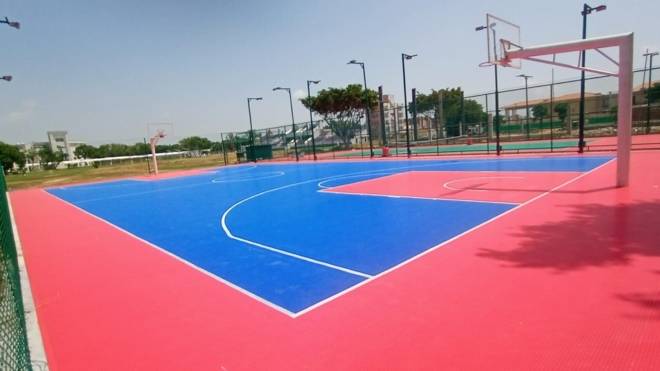 PP Tiles basketball court